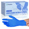 100 Pcs Disposable Nitrile Gloves, Latex-Free & Powder-Free Non-Sterile Food Safe Cleaning Glove